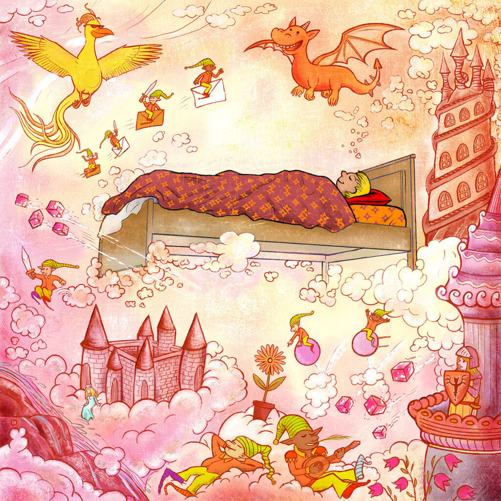 Illustration - rêve d'enfant