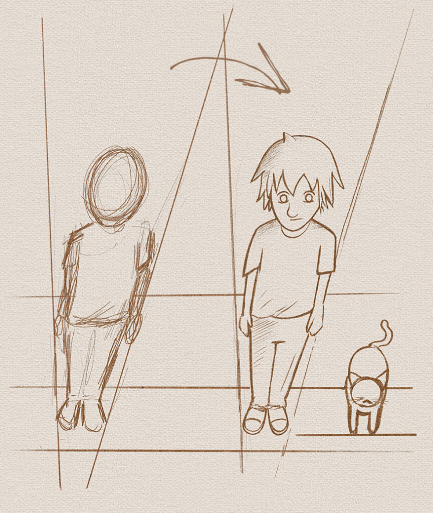 Crayonné - construction