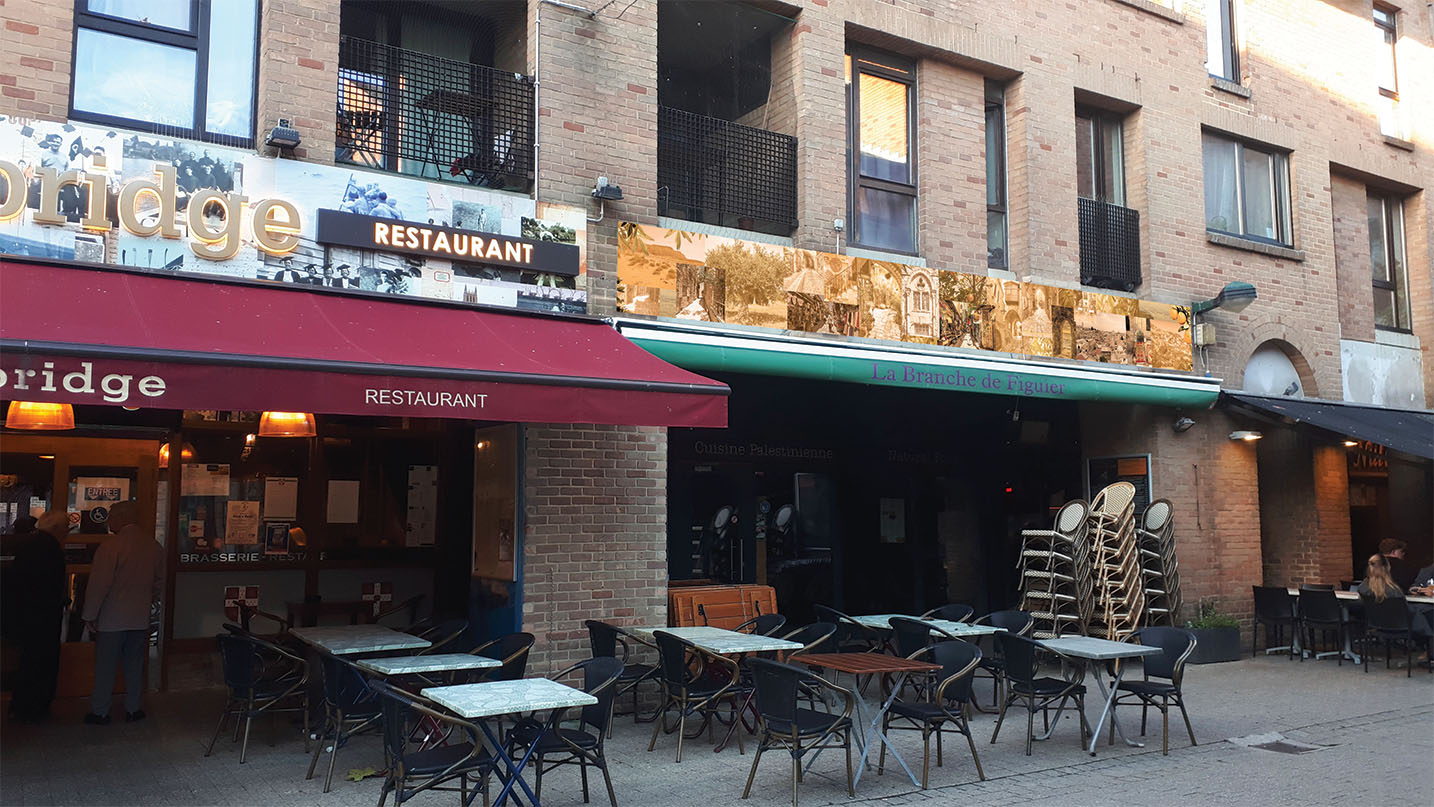 Mockup de l'enseigne validée