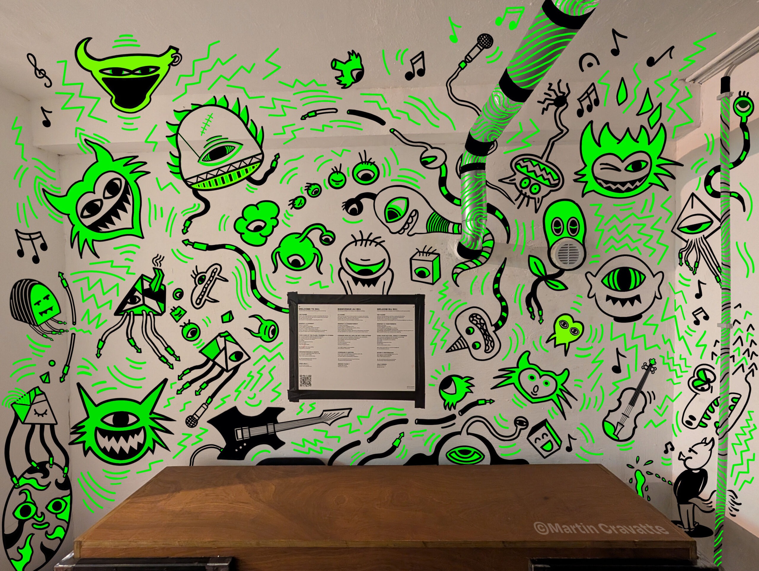 Autre concept retenu pour la fresque B21